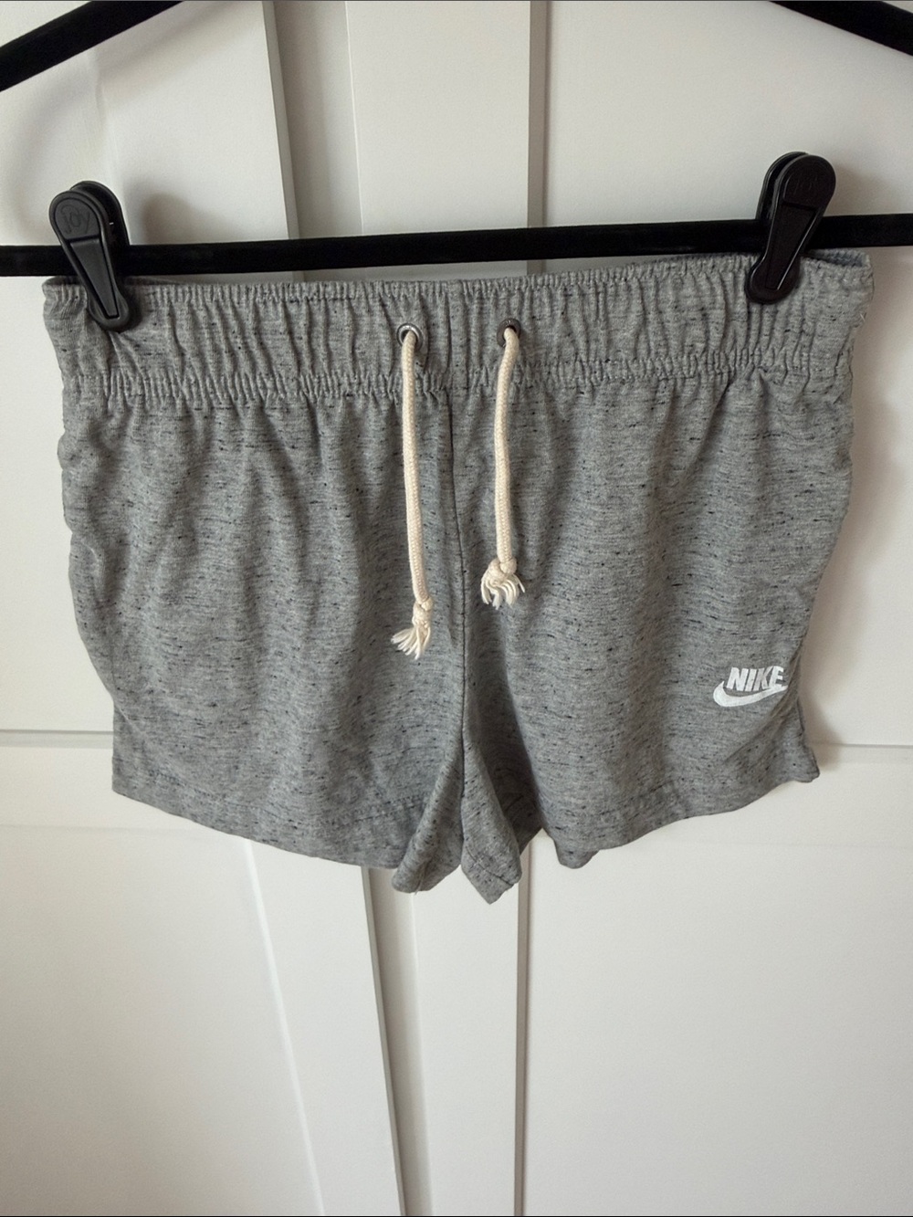 Nike Grey Heather Women's Drawstring Athletic Shorts